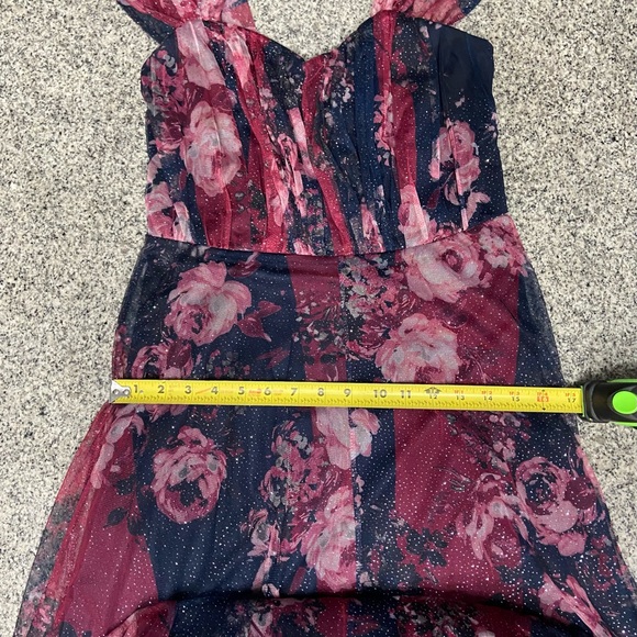 Lovely Grace Long Whimsigoth Gown Babydoll Forest Fairy Y2K Mesh Glitter Size S - Picture 15 of 17